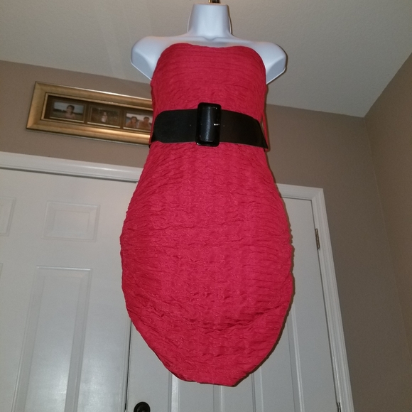 Red Mini  Dress - Picture 4 of 14